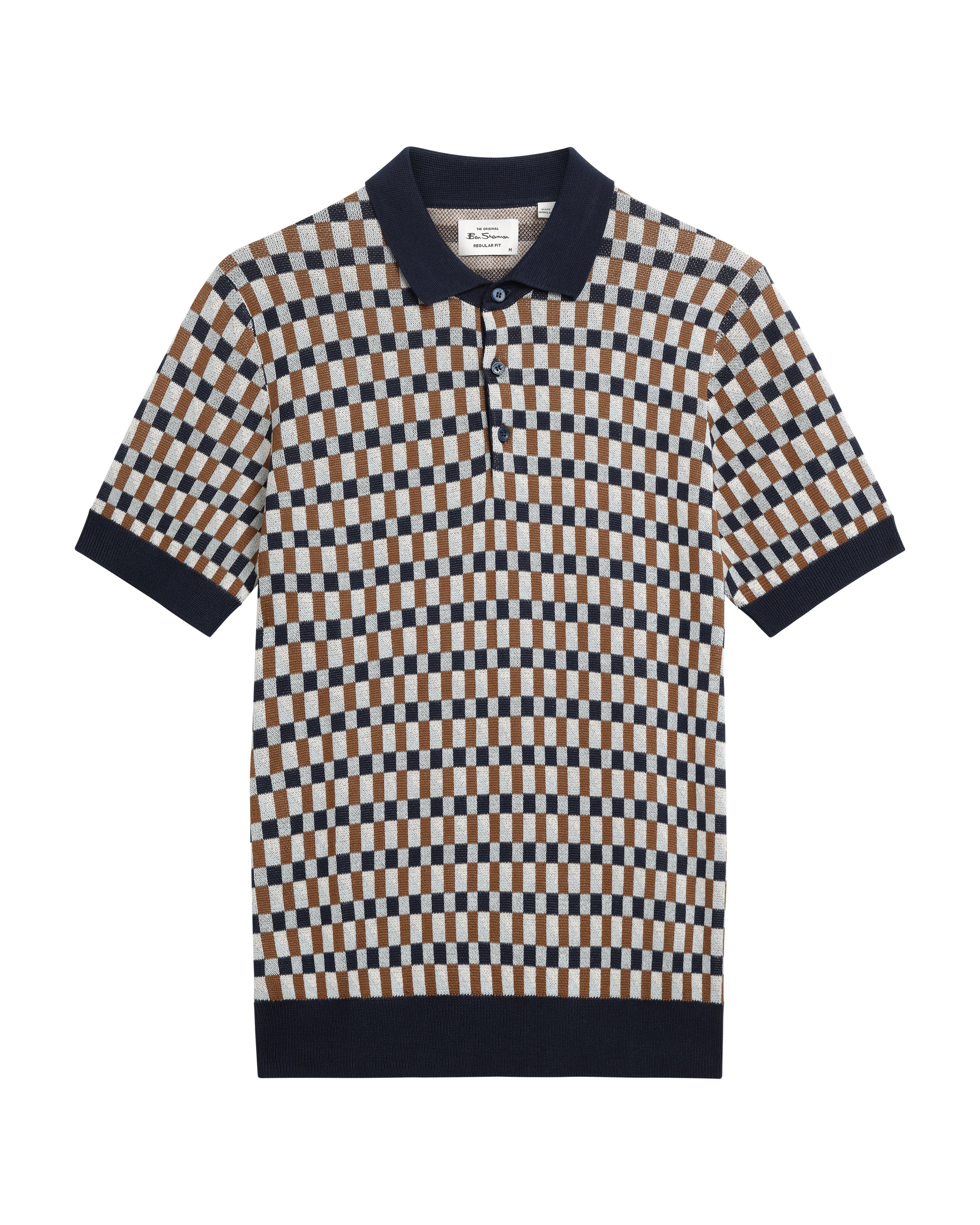 Polo's korte mouw navy Ben Sherman