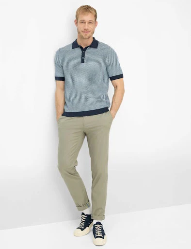 Polo's korte mouw navy BRAX - Image 3