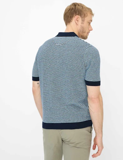 Polo's korte mouw navy BRAX - Image 5
