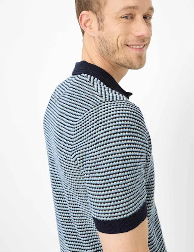 Polo's korte mouw navy BRAX - Image 7