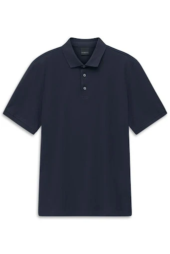 Polo's korte mouw navy Bugatti
