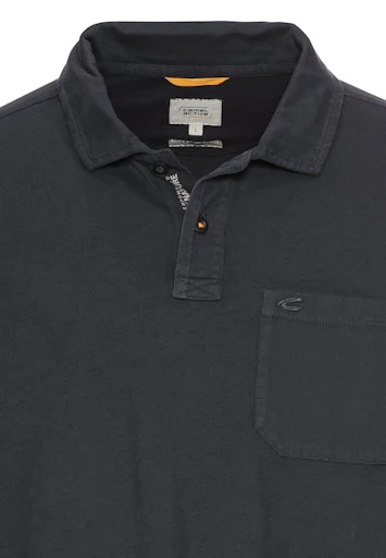 Polo's korte mouw navy Camel active - Image 3