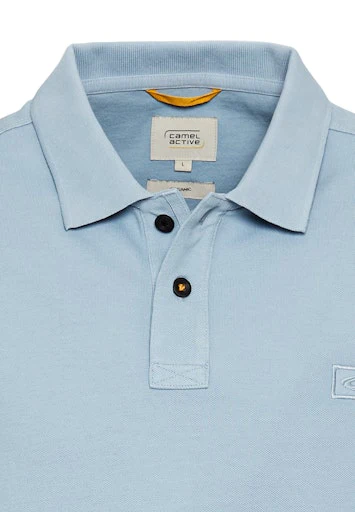 Polo's korte mouw navy Camel active - Image 3