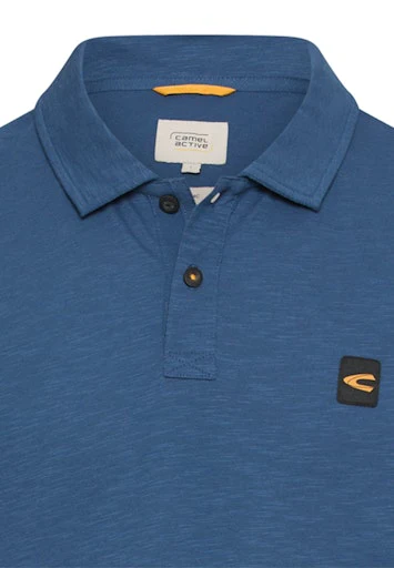 Polo's korte mouw navy Camel active - Image 3