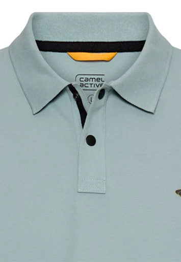 Polo's korte mouw navy Camel active - Image 3