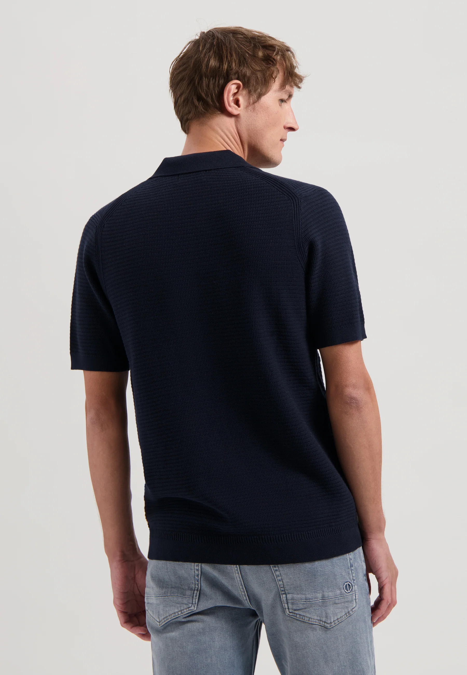 Polo's korte mouw navy Dstrezzed - Image 4