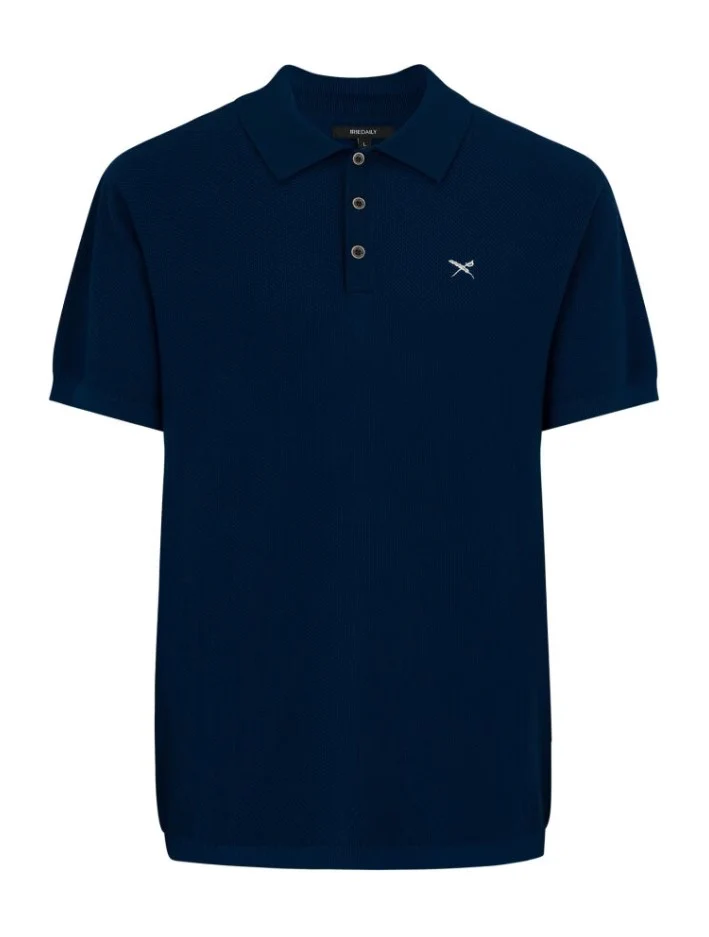 Polo's korte mouw navy Iriedaily
