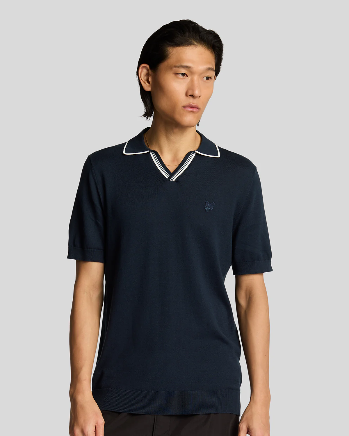 Polo's korte mouw navy Lyle & Scott