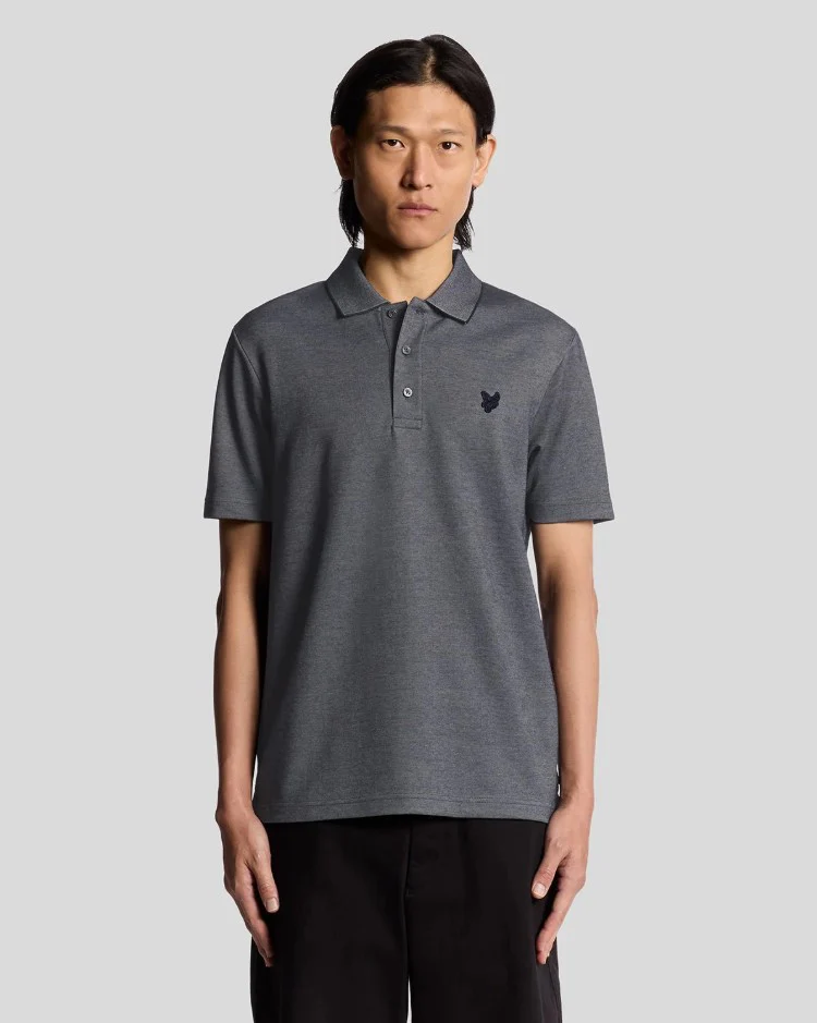 Polo's korte mouw navy Lyle & Scott