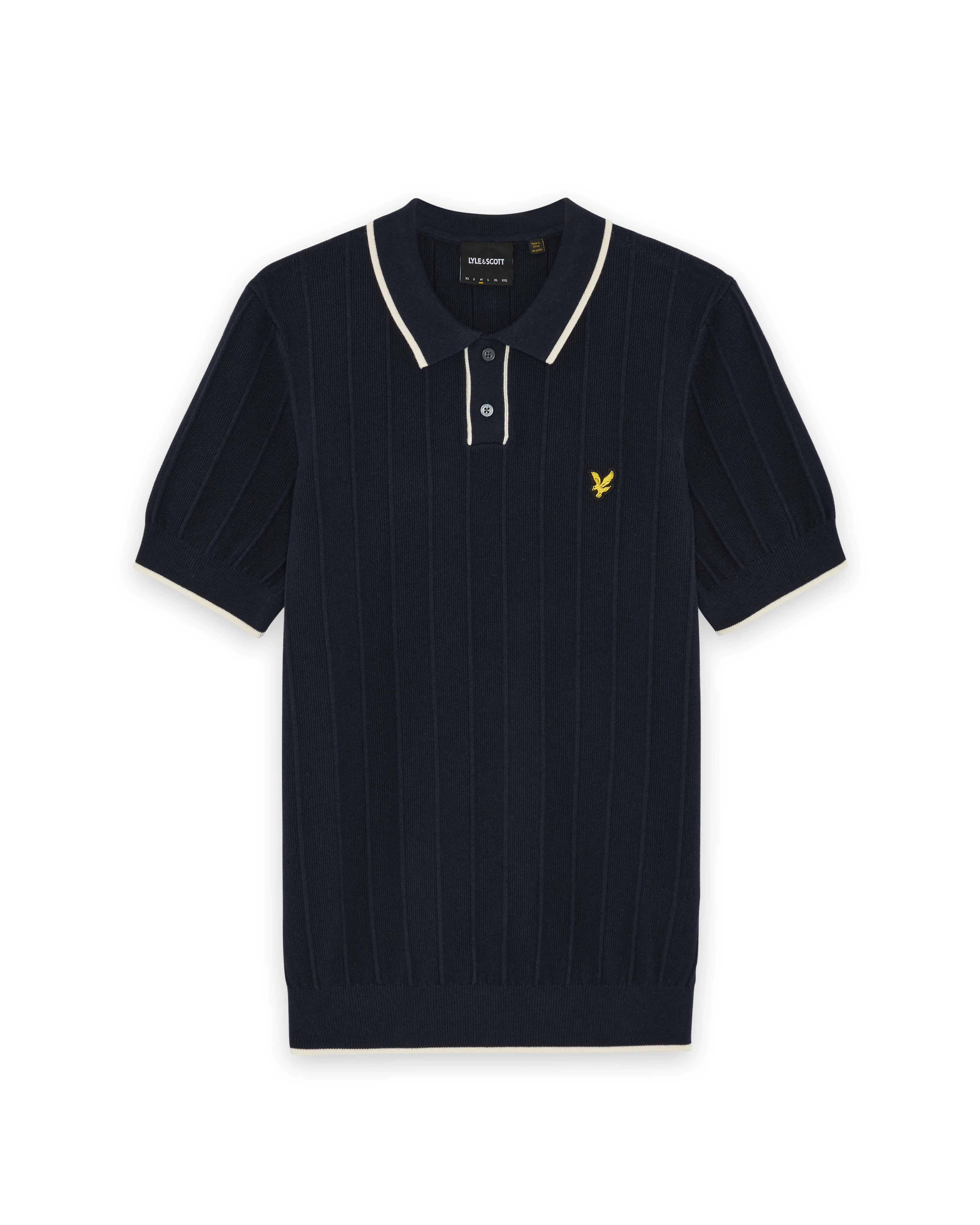 Polo's korte mouw navy Lyle & Scott