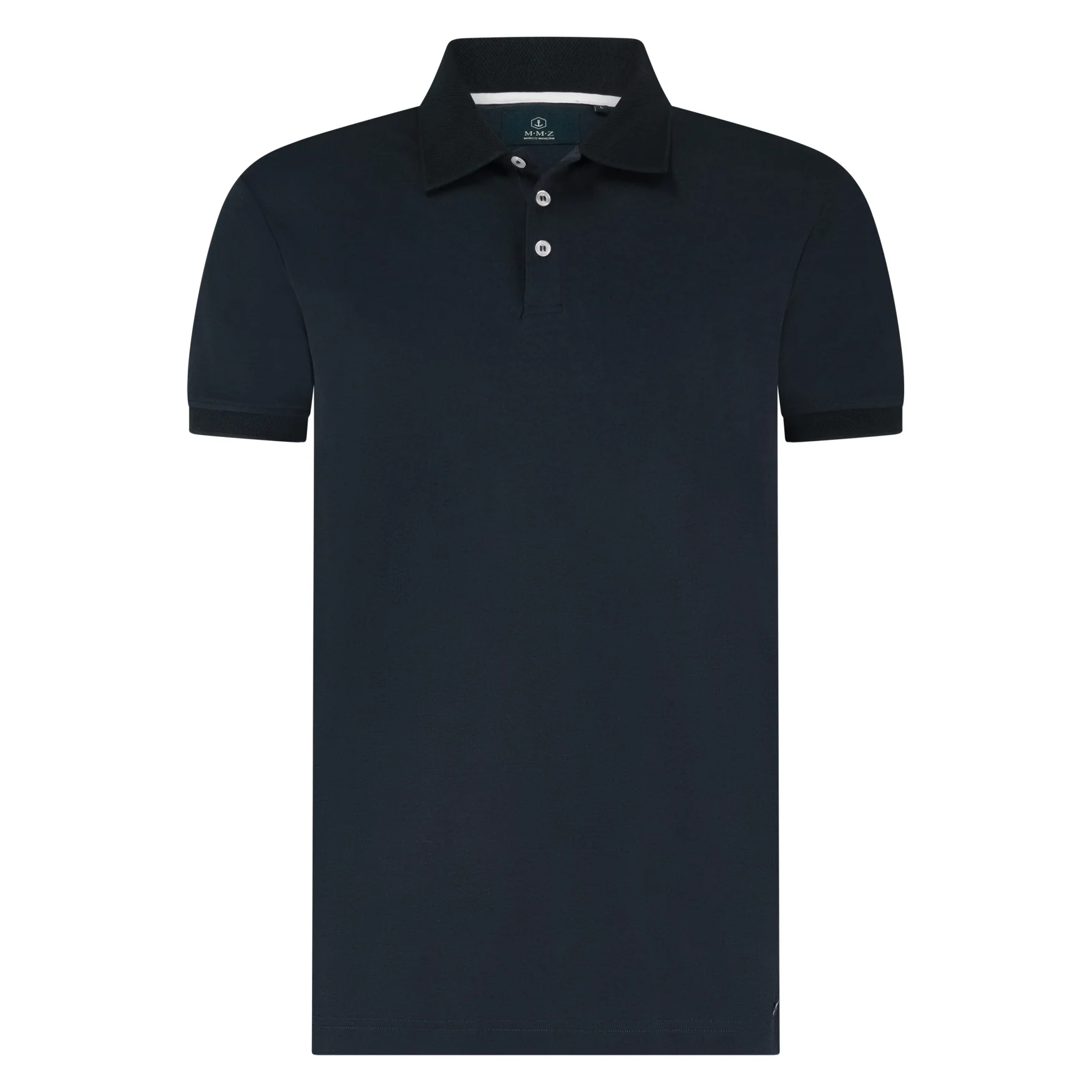 Polo's korte mouw navy Marco Manzini