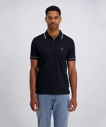 Polo's korte mouw navy Pierre Cardin