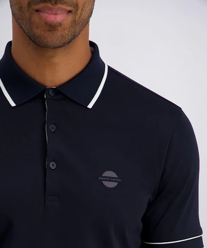Polo's korte mouw navy Pierre Cardin - Image 4
