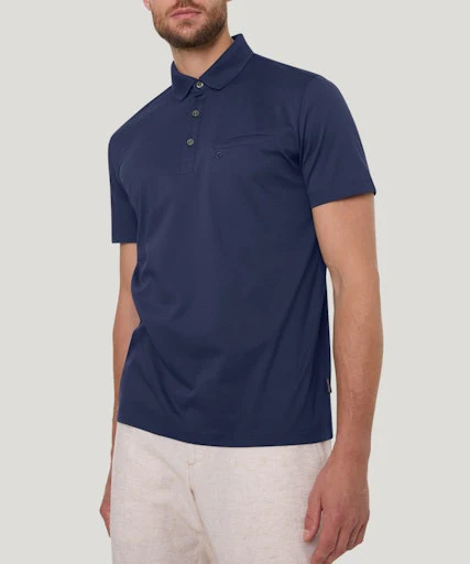 Polo's korte mouw navy Pierre Cardin - Image 4