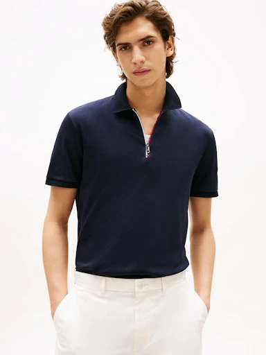 Polo's korte mouw navy Tommy Hilfiger