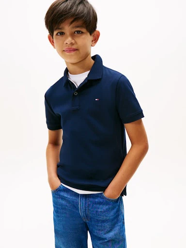 Polo's korte mouw navy Tommy Hilfiger