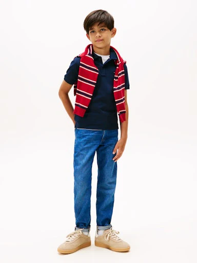 Polo's korte mouw navy Tommy Hilfiger - Image 3