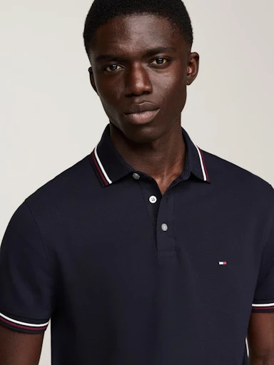 Polo's korte mouw navy Tommy Hilfiger - Image 4