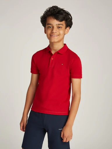 Polo's korte mouw rood Tommy Hilfiger