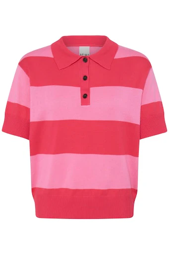 Polo's korte mouw roze ICHI