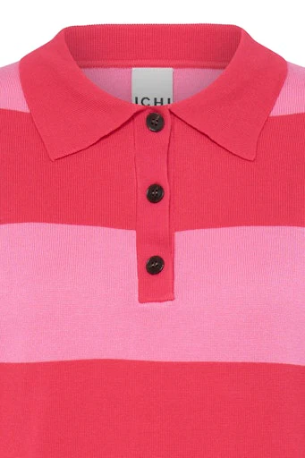 Polo's korte mouw roze ICHI - Image 3