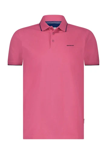 Polo's korte mouw roze State of Art