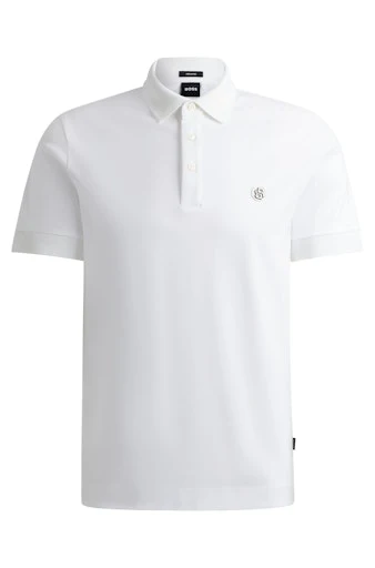 Polo's korte mouw wit Boss Men Black