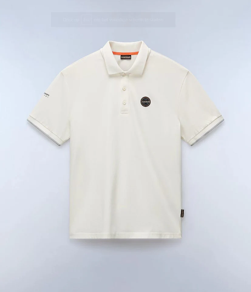 Polo's korte mouw wit Napapijri