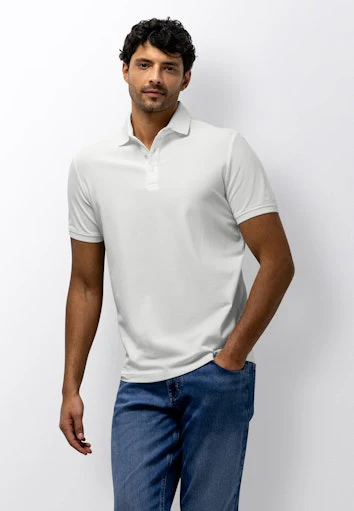 Polo's korte mouw wit State of Art