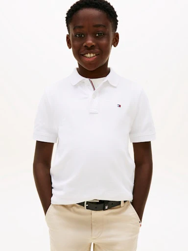 Polo's korte mouw wit Tommy Hilfiger