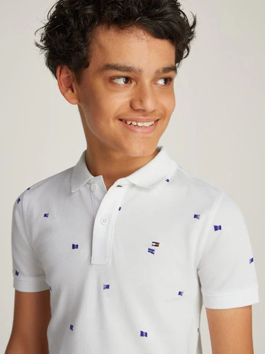 Polo's korte mouw wit Tommy Hilfiger - Image 3