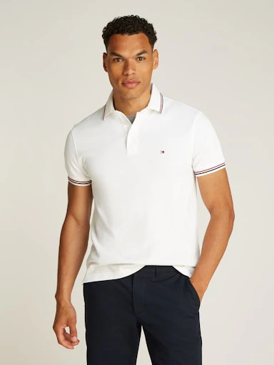Polo's korte mouw wit Tommy Hilfiger - Image 3