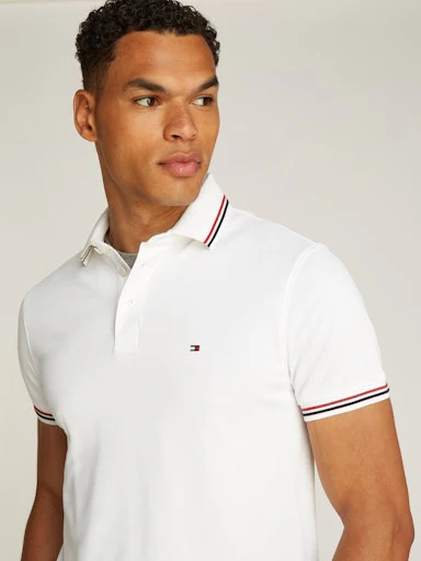 Polo's korte mouw wit Tommy Hilfiger - Image 5