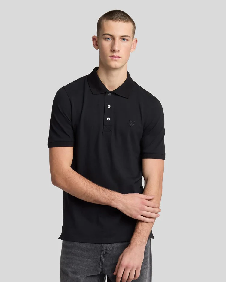 Polo's korte mouw zwart Lyle & Scott