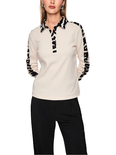 Polo's lange mouw zwart Marc Cain Sports - Image 6