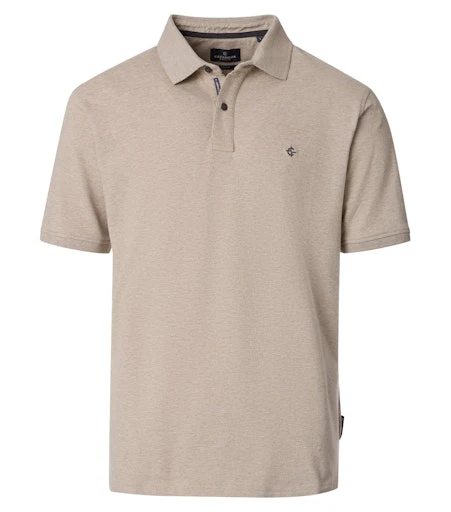 Polo's lange mouw beige Casa Moda