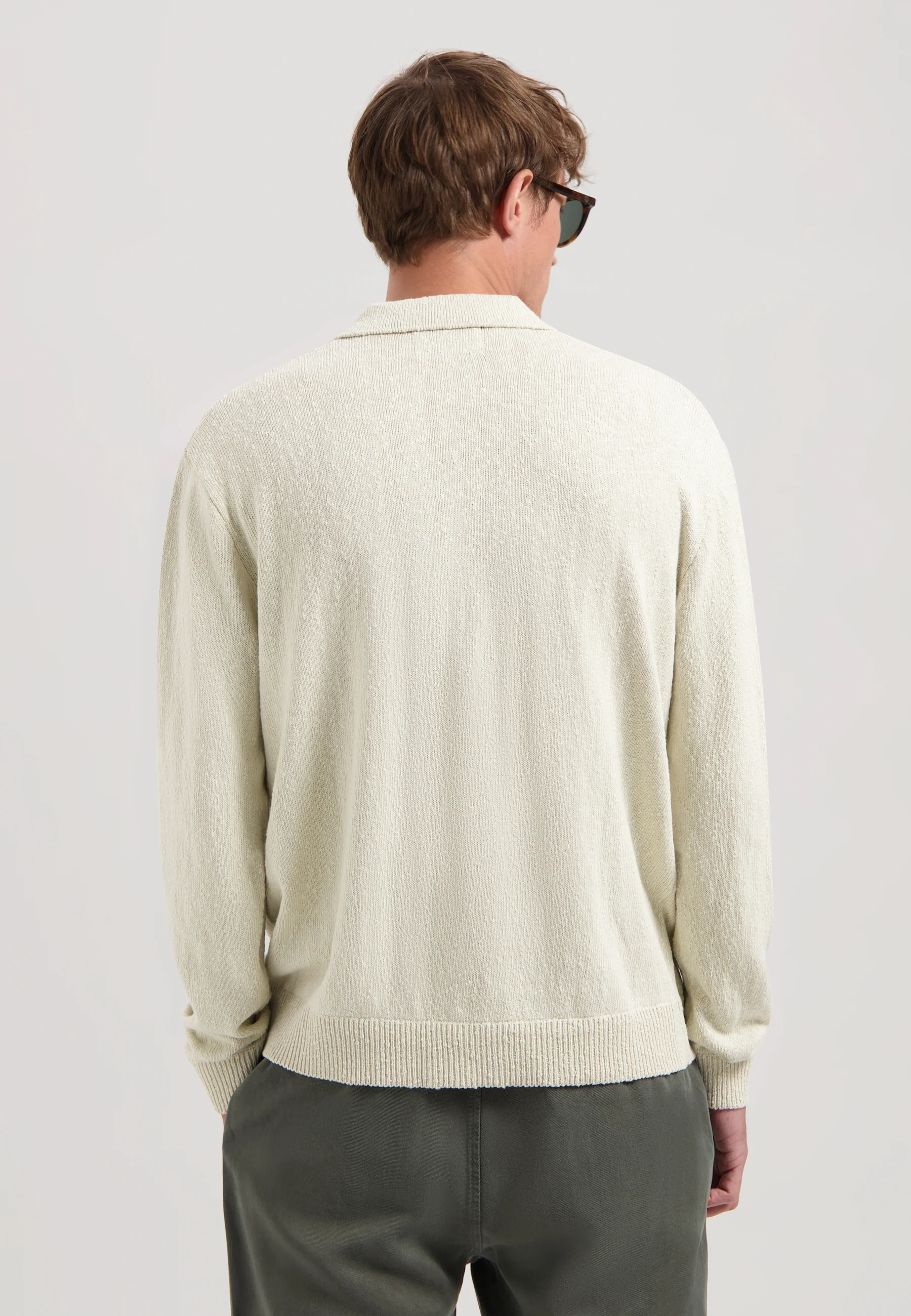 Polo's lange mouw beige Dstrezzed - Image 3