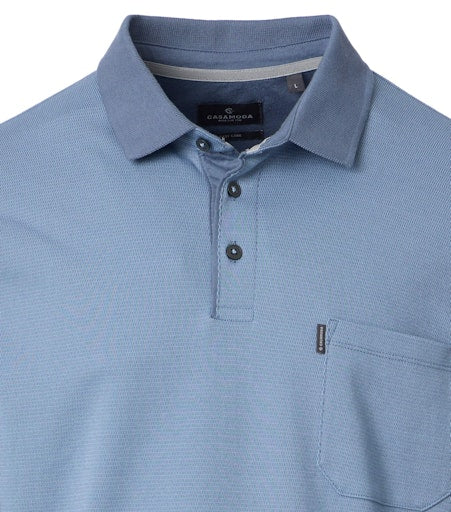 Polo's lange mouw blauw Casa Moda - Image 3