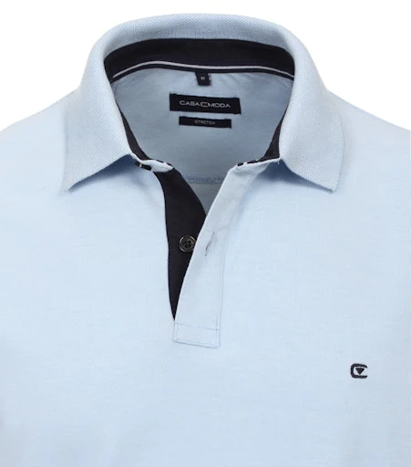 Polo's lange mouw blauw Casa Moda - Image 3