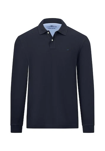 Polo's lange mouw blauw Fynch-Hatton