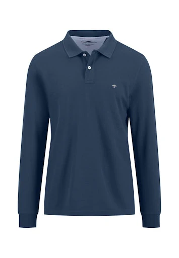 Polo's lange mouw blauw Fynch-Hatton