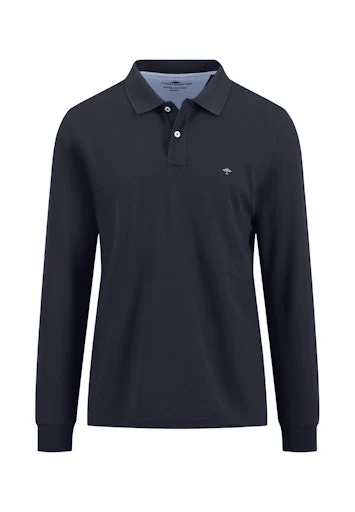 Polo's lange mouw blauw Fynch-Hatton