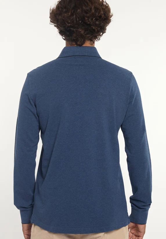 Polo's lange mouw blauw River Woods - Image 2