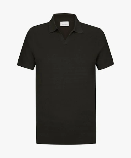 Polo's lange mouw bruin Profuomo