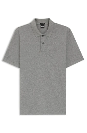 Polo's korte mouw grijs Boss Men Black