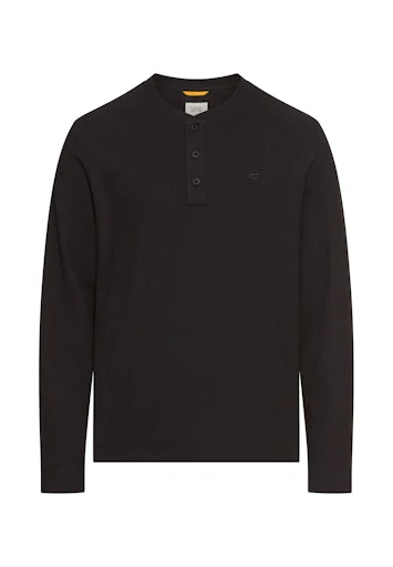 Polo's lange mouw grijs Camel active