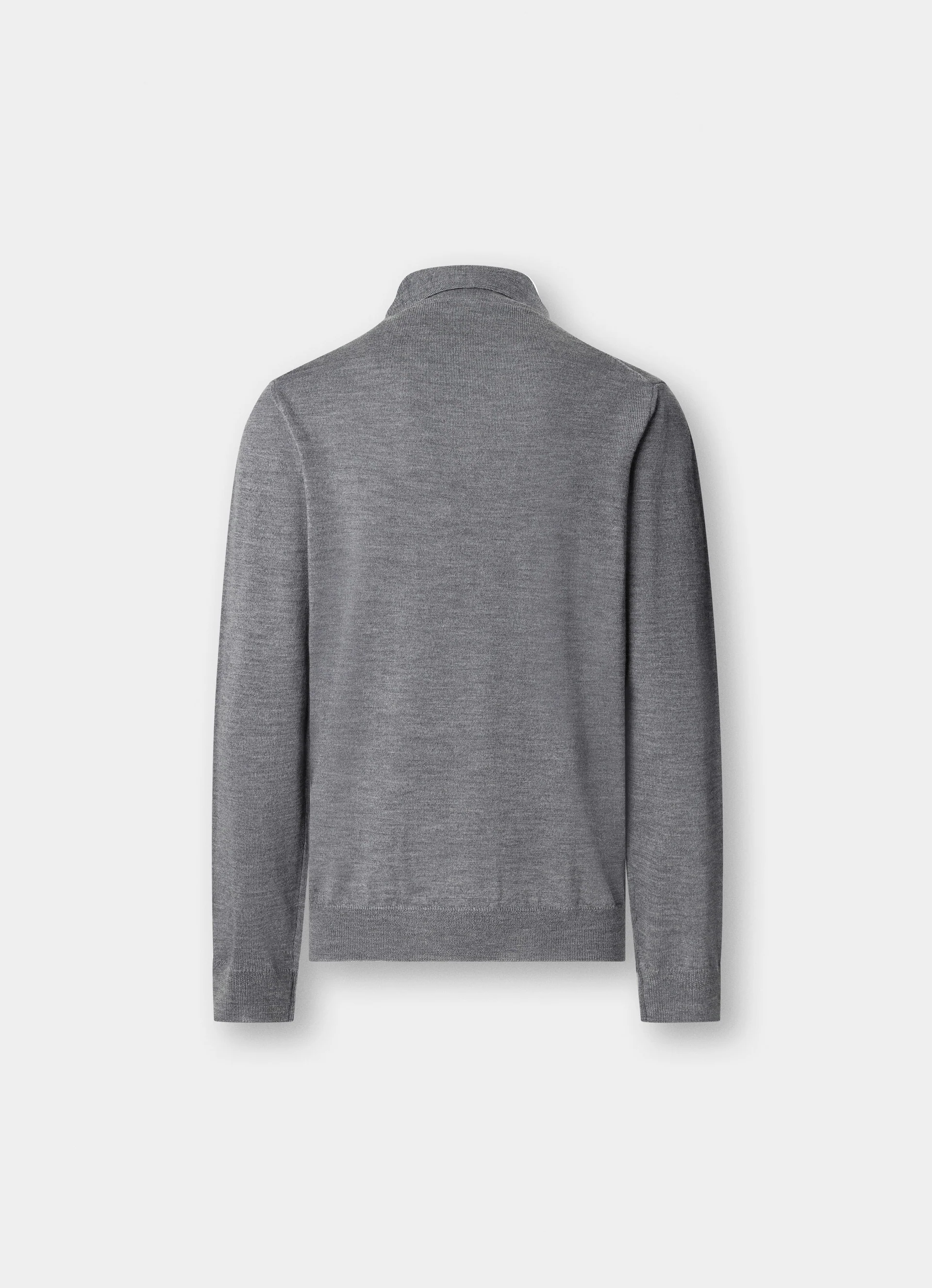 Polo's lange mouw grijs Façonnable - Image 3