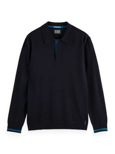 Polo's lange mouw multicolor Scotch & Soda