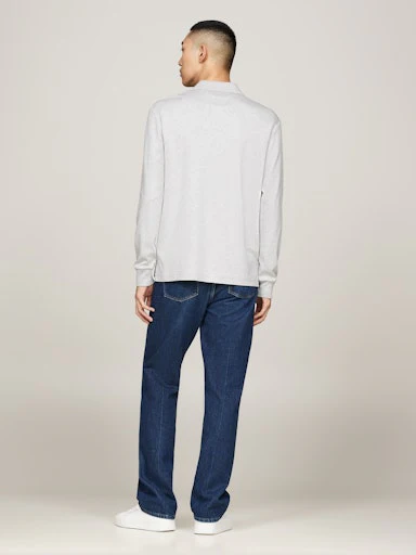 Polo's lange mouw grijs Tommy Hilfiger - Image 2