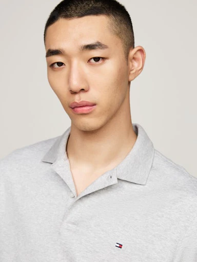 Polo's lange mouw grijs Tommy Hilfiger - Image 3